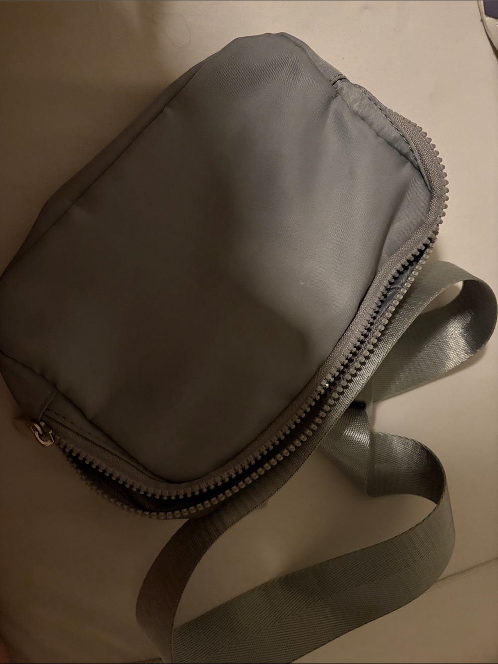 Gray Crossbody belt Bag - Minimal Everyday Carry